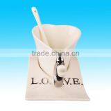 Personalized Heart Shape Valentine Couple Mug for Sale thumbnail-2