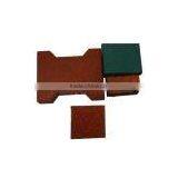 China Supplier of Green and Red Recycled Rubber Tiles thumbnail-1