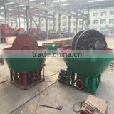 Gold ore wet edge pan mill, low price gold processing line made in China