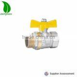 Cw617n Brass Ball Valves With Aluminium Butterfly Handle thumbnail-1