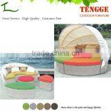 YH-8039B Outdoor Round Sofa Holiday Hotel Daybed Sofa Set thumbnail-1