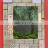 Ourdoor Decorative Carved Wooden Wall Mirror Frames thumbnail-1