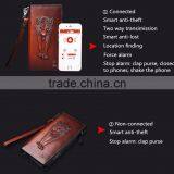 Genuine Leather Wallet, Smart Bluetooth Mobile Control Anti-theft, Anti-lost,Alarm,Multi-functional Business Gift Purse thumbnail-5