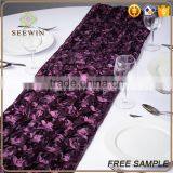 Satin Rosette Table Runner Wedding Decoration thumbnail-6