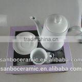 New Shape Design Black Glaze Tea Pot With Cups, Gift Box Packing thumbnail-2