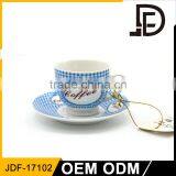 Wholesale Ceramic Cheap Bulk Tea Cups and Saucers Porcelain thumbnail-1