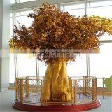 China Wholesale Factory Cheap Artificial Banyan Trees Plastic Ficus Bonsai Tree for Sale thumbnail-1