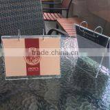 2017 Wholesales With Printing Supply Customized Clear Acrylic Table Calendar Frame 3x5 Acrylic Frame