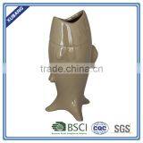 Low Price High Quality Resin Decorative Fish Open Mouth Vase thumbnail-1