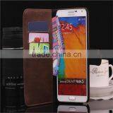 High Quality Crazy-horse PU Card Bumper/pocket Cell Phone Case for Samsung thumbnail-6