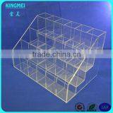 4 Tiers Cosmetic Makeup Box Nail Polish Varnish Display Stand Holder Booking Jewelry Acrylic Packaging Organizer Storage