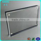 KM-VP72 Rectangle Shape Blank Plastic Acrylic Photo Frame Fridge Magnet With Picture Insert thumbnail-3