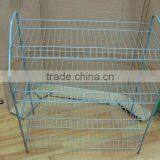 Living Room Furniture Stackable 4 Tier Stainless Steel Metal Shoe Rack thumbnail-2