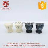 Hot Sell to USA Market Black Porcelain Egg Cup Ceramic Coffee Cups Eggs Cup thumbnail-3