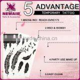 NEWAIR 4 Colors Printing Water Transfer Kids Glitter Tattoos thumbnail-4