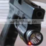 Pistol mounted strobe red laser sight and 200 lumen CREE Q5 strobe LED light combo