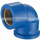PVC FEMALE ELBOW (COPPER THREAD) DIN
