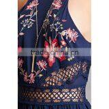 2017 Latest Vintage Embroidery Dress Women Embroided Maxi Dresses HSm9088 thumbnail-4