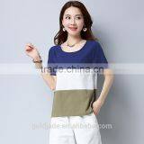 Oversized Casual T Shirt With Front Printed Logo Short Sleeves Womens T Shirt thumbnail-4