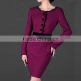 2014 New Fashion Casual OEM Office Dress Uniforms thumbnail-3