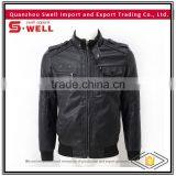 Wholesale Custom Cheap Men pu Motorcycle Jacket thumbnail-1