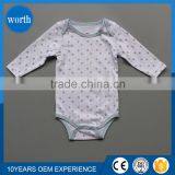 10 Years Oem Service Baby Romper Knitting Patterns Organic Cotton Bodysuits thumbnail-1