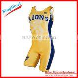 Custom Design Lycra Wrestling Singlet Women's Wrestling Clothes thumbnail-1