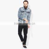Facny Boys Denim Mens Windbreaker Jacket Custom Your Own Coat thumbnail-2
