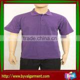 Wholesale Cheapest 200gsm Purple Pique Mesh USA Size Plain Classic Polo Shirt thumbnail-1