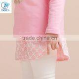 Winter Girls Short Pants And Legging Pices Jacquard Woolen Long Pant With Frill thumbnail-3