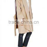Woven Warmest Winter Women Wool Cashmere Coat thumbnail-3