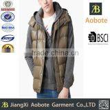 2015 New Fashion Man Outdoor Portable Down Vest With Hoodie thumbnail-1