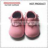 Handmade Rubber Sole Infant Baby Moccasins Baby Shoes thumbnail-1