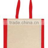 Full Color Print Tote Bag With Side Accents - Made From 6 Oz. Basic Cotton, Measures 16"H x 15"W x 3"D and Comes With Your Logo. thumbnail-6