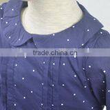 White Polka Dot Fashion One Piece Girls Party Dresses With Zip Closure at Back thumbnail-4