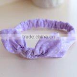 Printed Bow Tie Cotton Fabric Baby Headband thumbnail-6