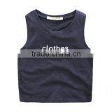 Wholesale Summer Sleeveless Cotton Boys Casual Children Tops thumbnail-4