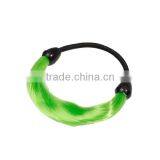 Chemical Fiber Ties Round Green Hair Elastics Ponytail Holders thumbnail-2