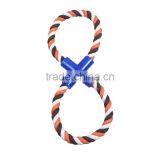 Durable Infinity Symbol Coffee Plastic & Cotton Pet Products Chew Molar Toy thumbnail-2