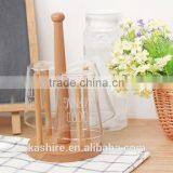 2015 New Products Household Kitchen Round Wood Drain Cup Hanger Rack thumbnail-1