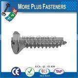 Made in Taiwan Phillis Recess Raised Countersunk Oval Head Tapping Screw thumbnail-5