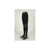 Double Cylindered Cotton Spandex Leggings , Soft Black Cotton Tights thumbnail-1