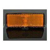 Yellow 24 LED Brake Lights With Clear Lens , Custom Motorcycle Brake Light