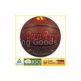 Custom Printing Nylon Round Laminated Basketball , TPU Leather Basket Ball Size 7 thumbnail-1