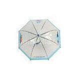 46 Inch Arc Transparent Kids Rain Umbrellas , Cute Clear PVC Umbrella thumbnail-1
