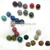 High Quality Polymer clay Sparkling Crystal Tongue Piercing Ball With Gum Coating Tongue Piercing Accessories