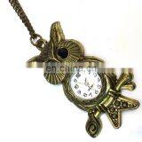 Vogue Women's Cute Owl Pendant Necklace Watch thumbnail-5