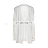 2017 Latest Design Lady Top as Long Sleeve Cardigans for Women Made of Wholesale Silk Fabric thumbnail-4