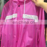 Maiyu Waterproof Pvc Plastic Raincoat With Reflective Tape thumbnail-1