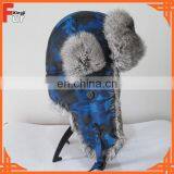 Rabbit Fur Trapper Hat / Winter Fur Hat thumbnail-1